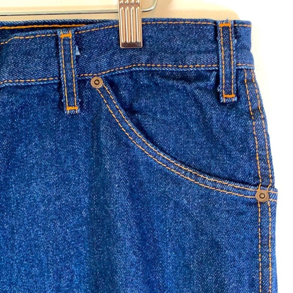 Dickies Relaxed Fit 2 Pair 100% Cotton Heavyweight Mens 42x32 Denim Jeans Pants - Picture 4 of 10